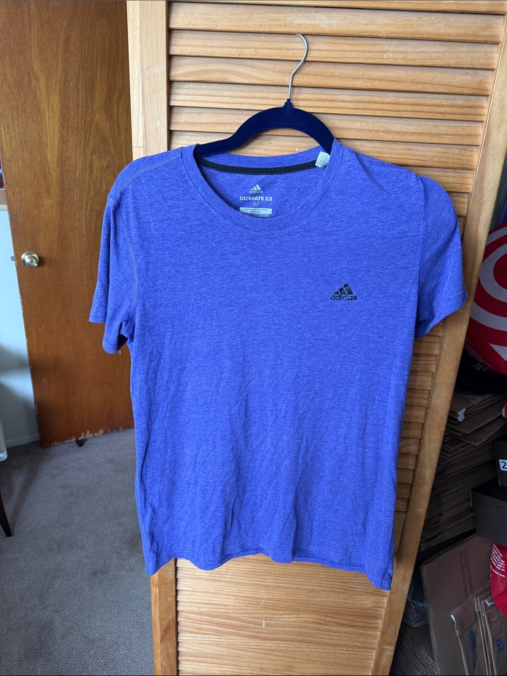 Adidas Woman’s Purple Athletic Tee - Ultimate 2.0
